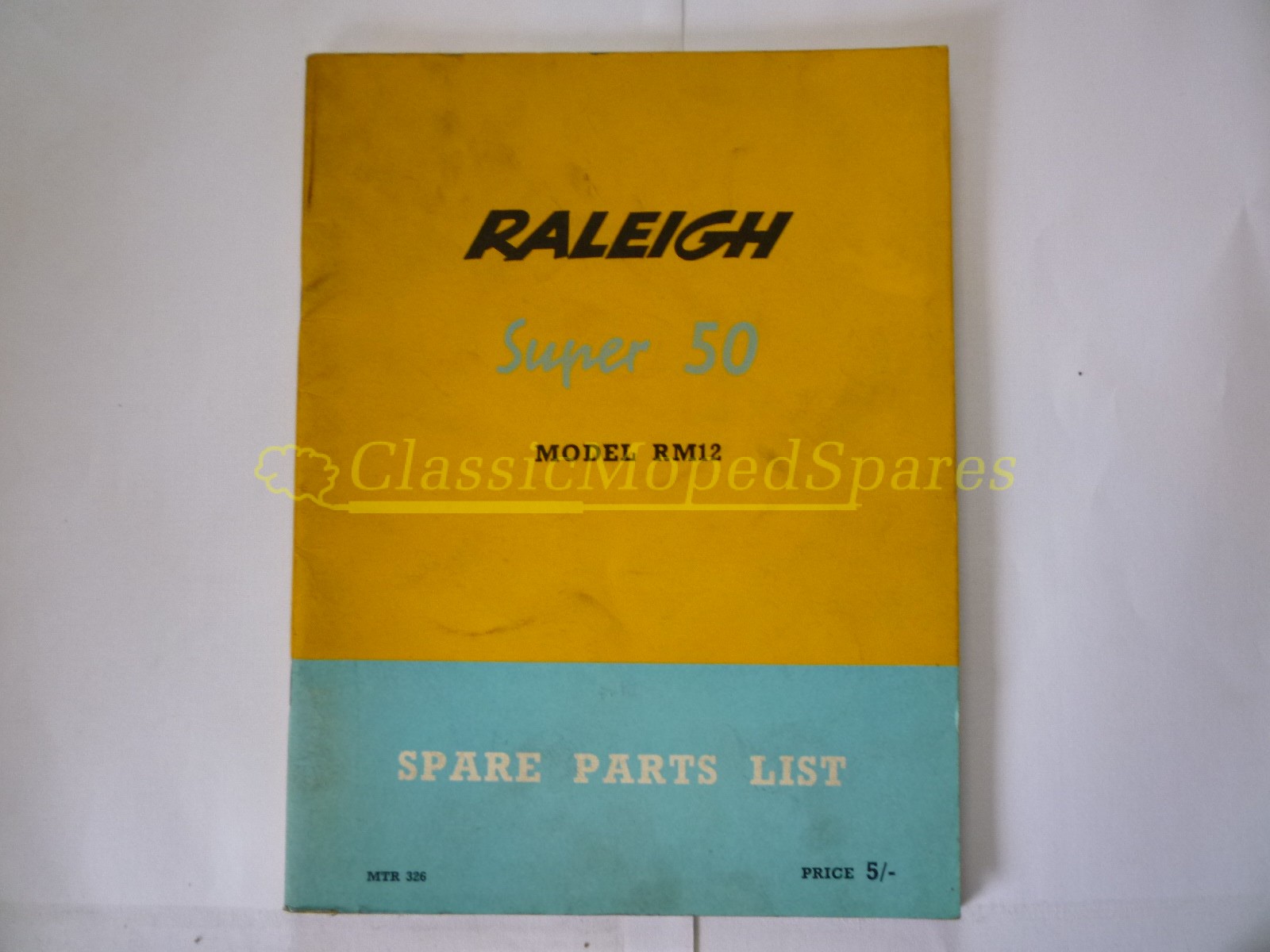 Raleigh RM11 Super Tourist Moped Spare Parts List - Image 2