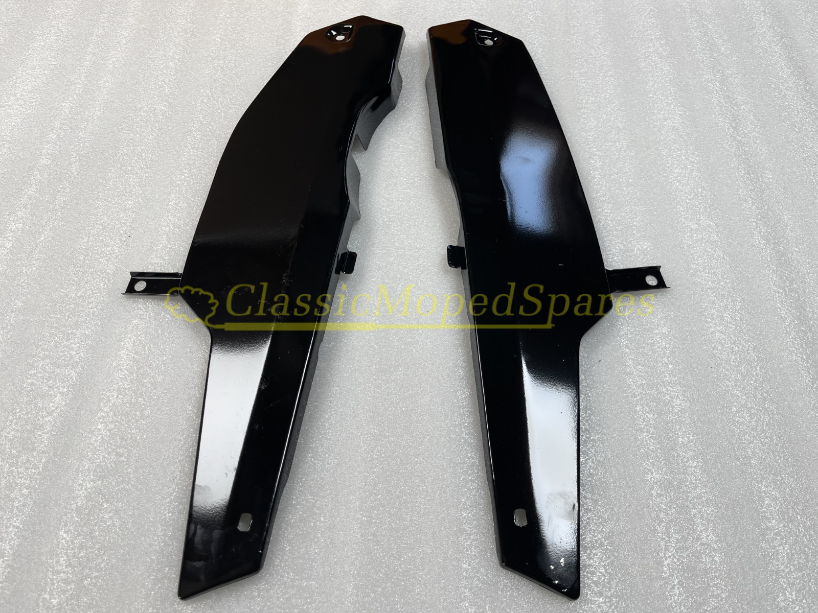 Genuine Mobylette Motobecane MBK 51V Black Chain Guard Side Panels Covers  (Right and Left) - Image 3