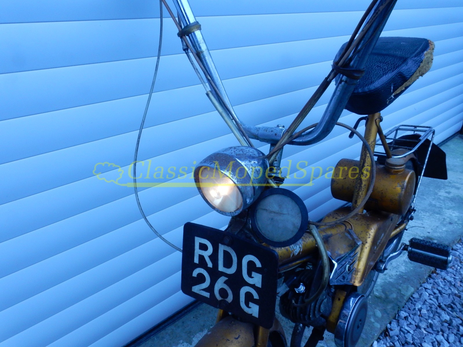 Circa 1968 G Reg Raleigh Wisp Moped Running Restoration Project or Parts - NOW SOLD - Image 4