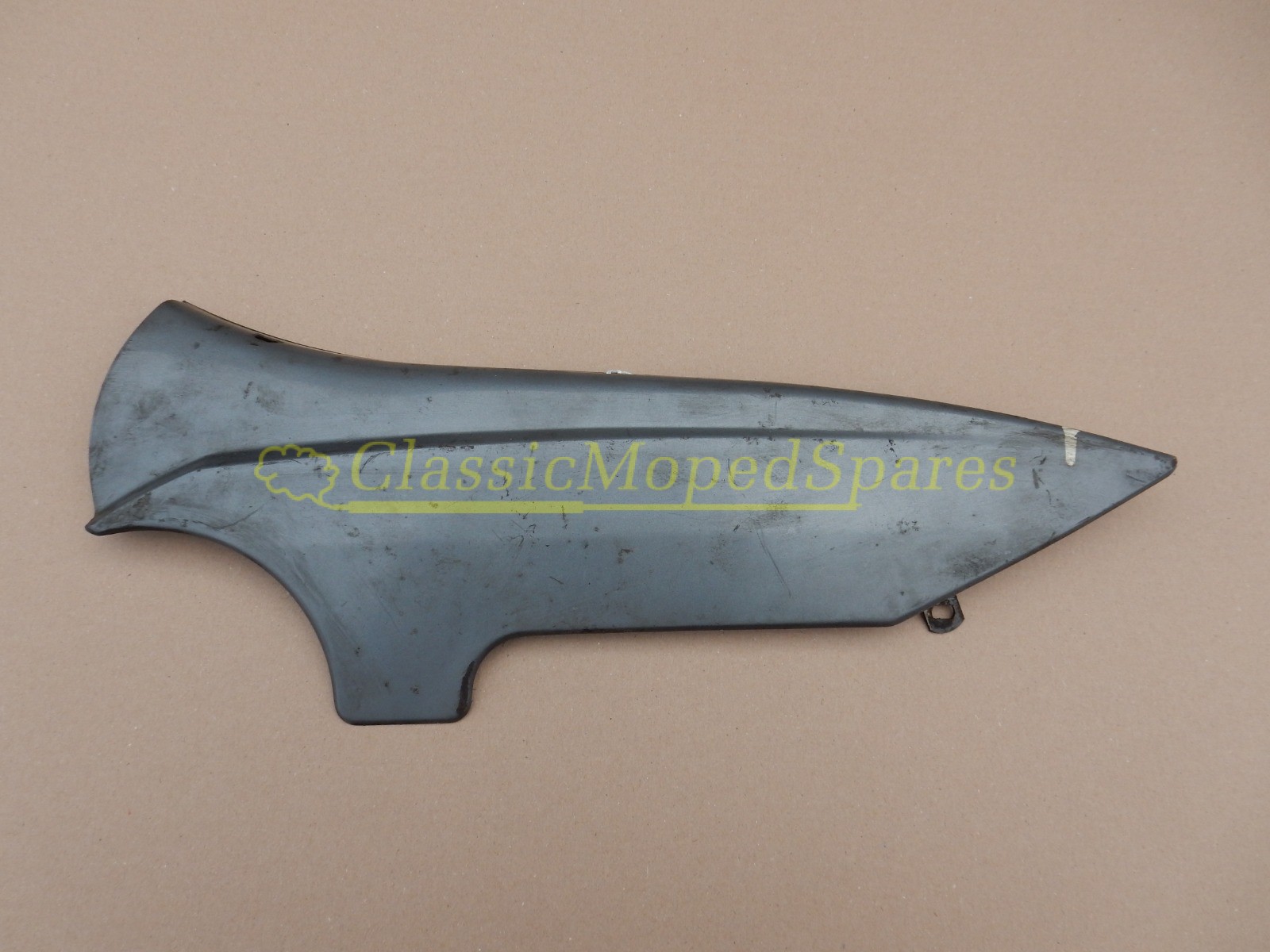 Early Mobylette Motobecane Left Hand Chain Guard Cover Panel in Grey