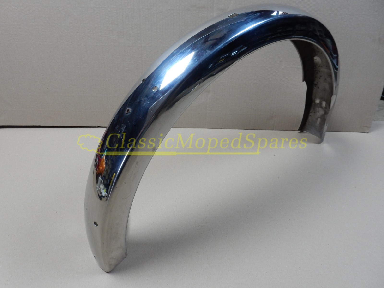 Mobylette Series 40,40L,40N,40S,40T,40V Rear Mudguard in stainless silver Part 52011 - Image 2