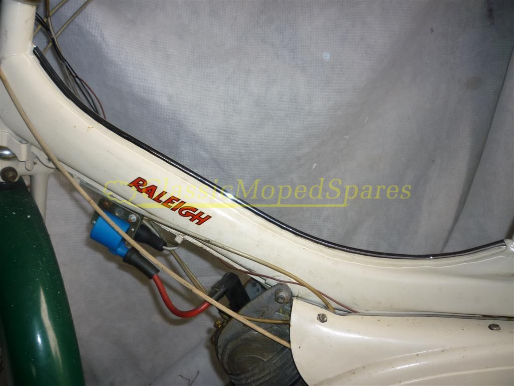 Raleigh Runabout Moped Frame Trim (Shiny Chrome Effect)
