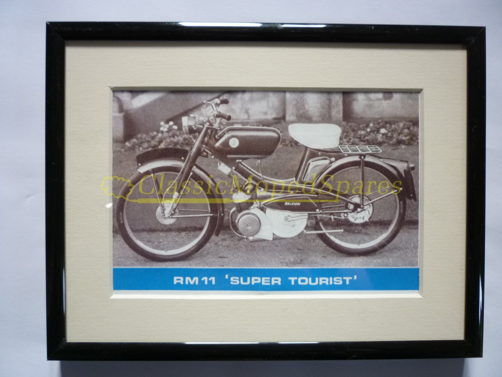 Raleigh RM11 'Super Tourist' Moped Framed Picture