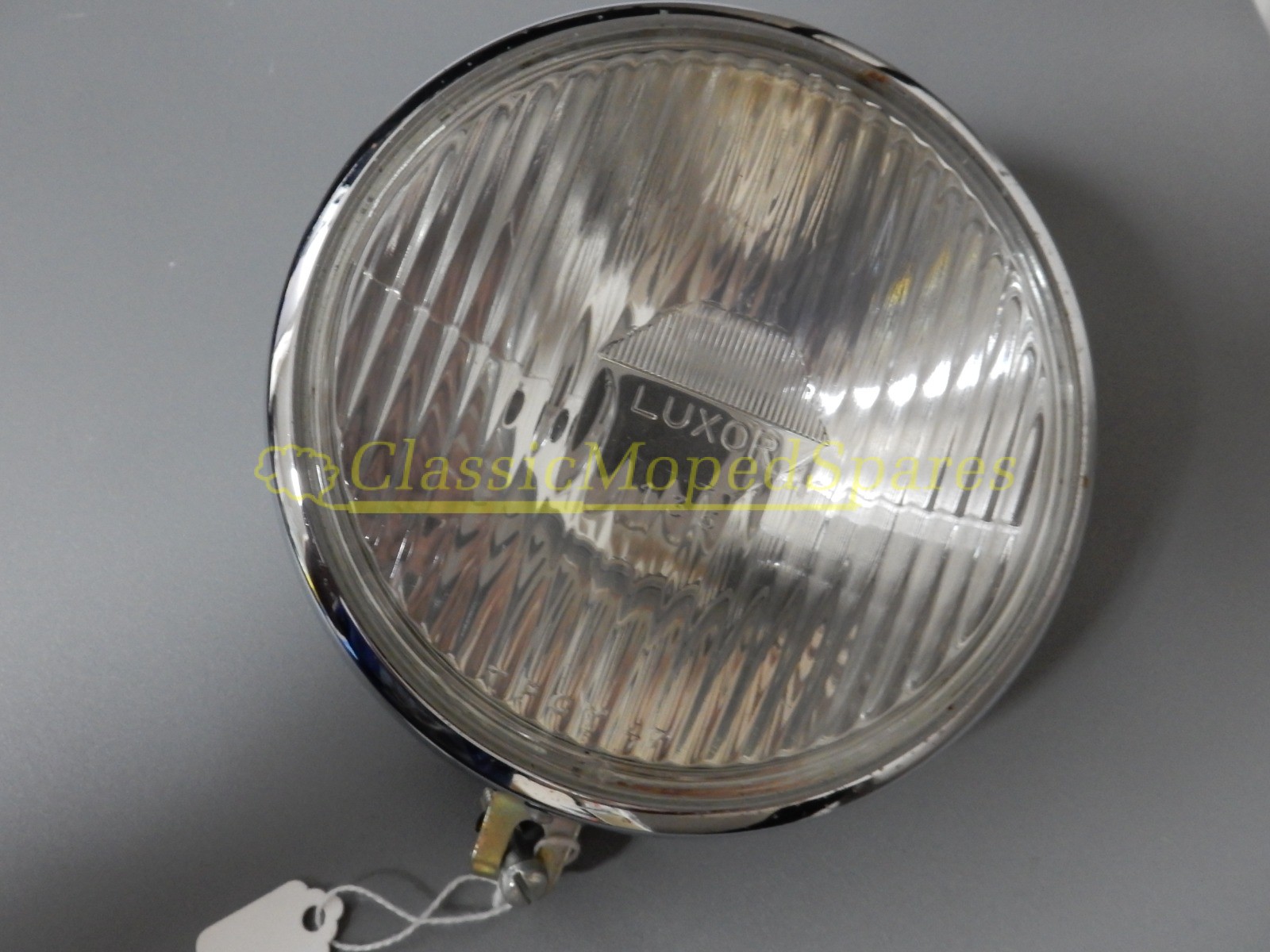 Mobylette Front Chrome Headlight Lamp Surround with Luxor 135 Lens