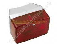 Velosolex Solex 3800 Hungarian Red Silver Rear Light
