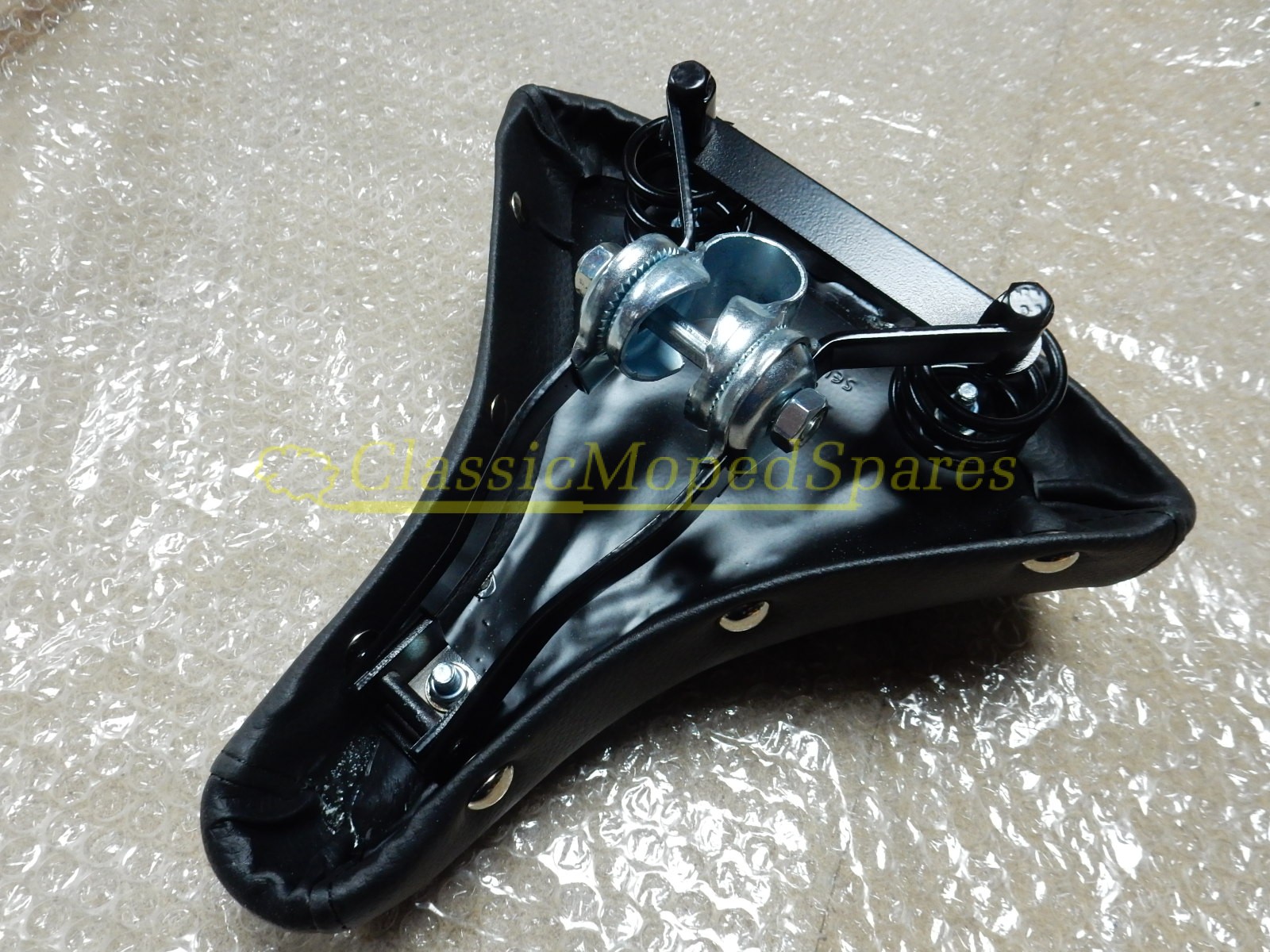 Autocycle, Velo Solex, Mobylette, Classic Vintage Saddle including Black Springs - Image 2