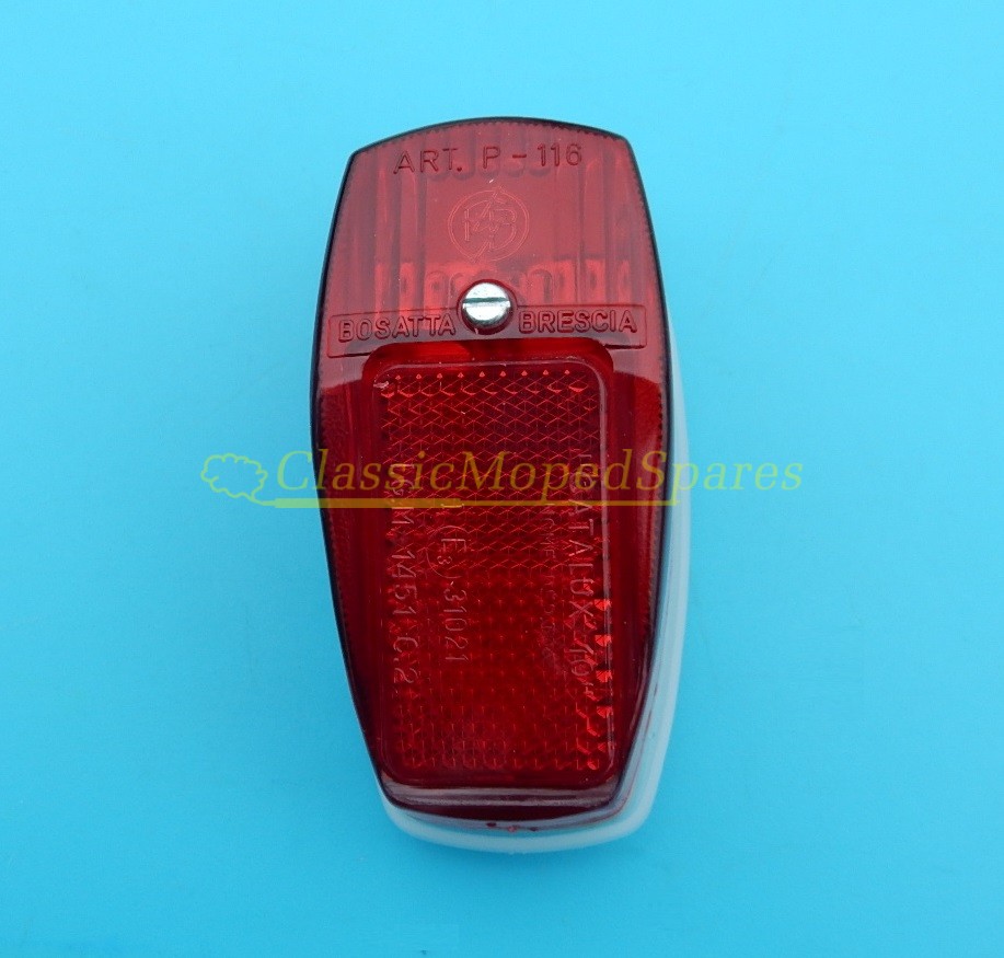 Velo Solex Universal 1010,1400,1700,2200,3300,3800 Replacement Rear Curved Mudguard Tail Light - Image 3