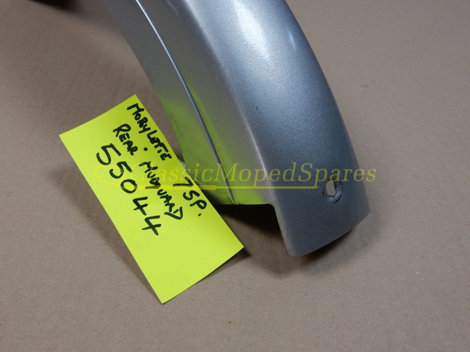Mobylette Motobecane 75P Rear Mudguard Fender in Silver part 55044 - Image 3