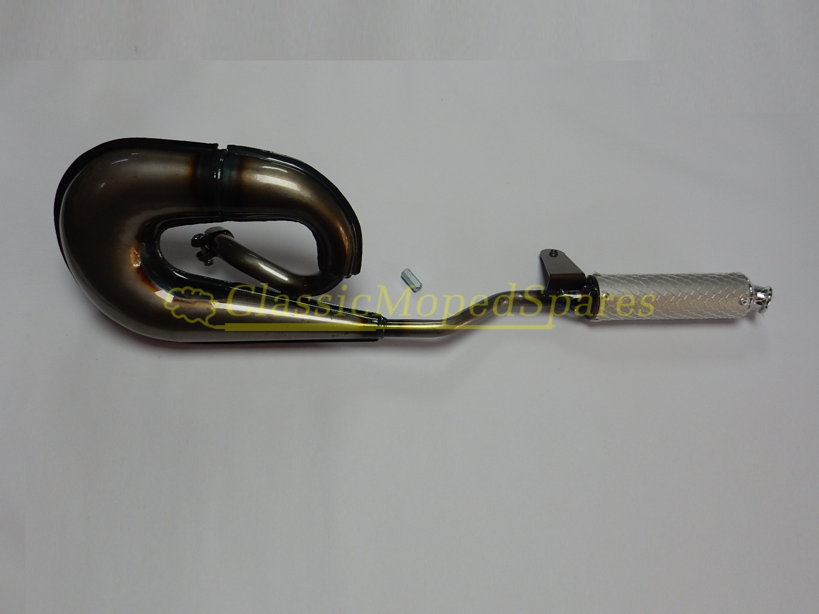 Piaggio Ciao Performance Snake Exhaust with Aluminium Can Silencer D.50 - Image 2