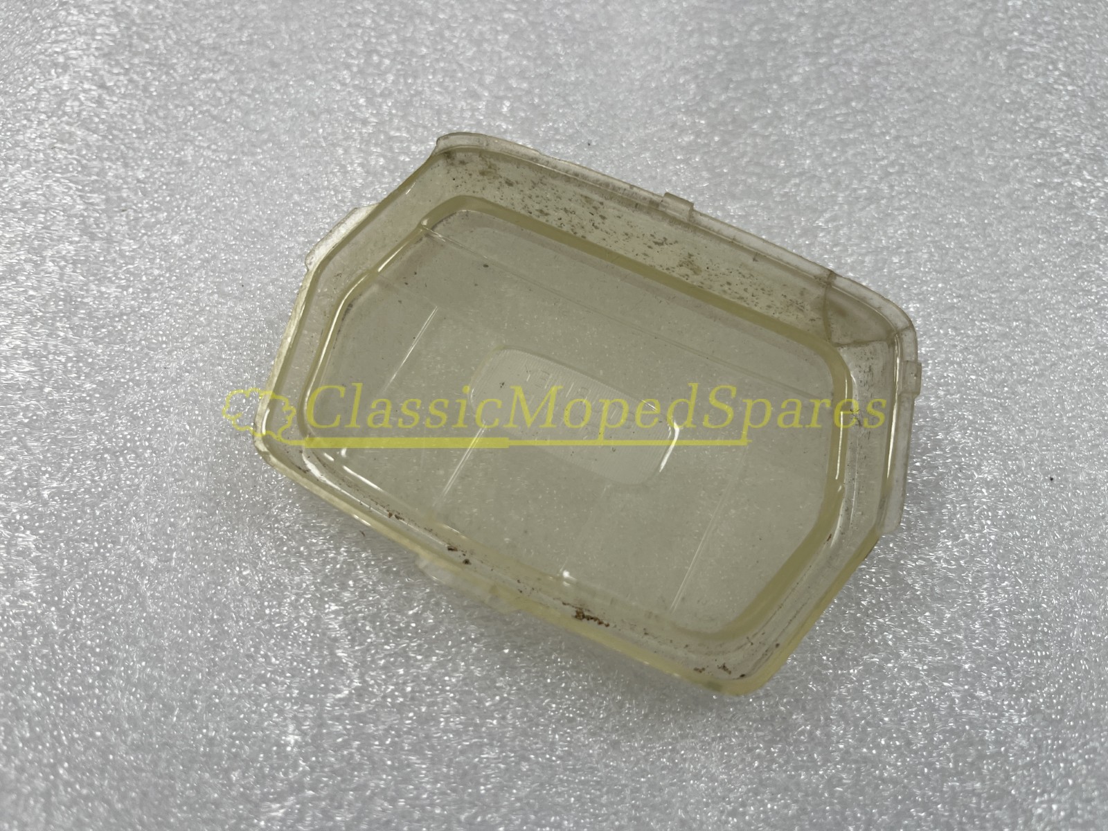 Rare Bicycle Sturmey Archer Rectangular Plastic Front Headlight Lens - Image 2