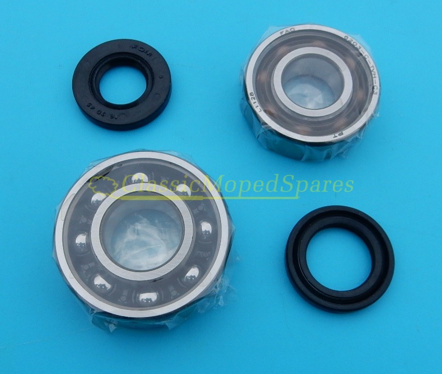 Peugeot 103 Competition Race Standard Crankshaft Roller Bearing Kit with Seals