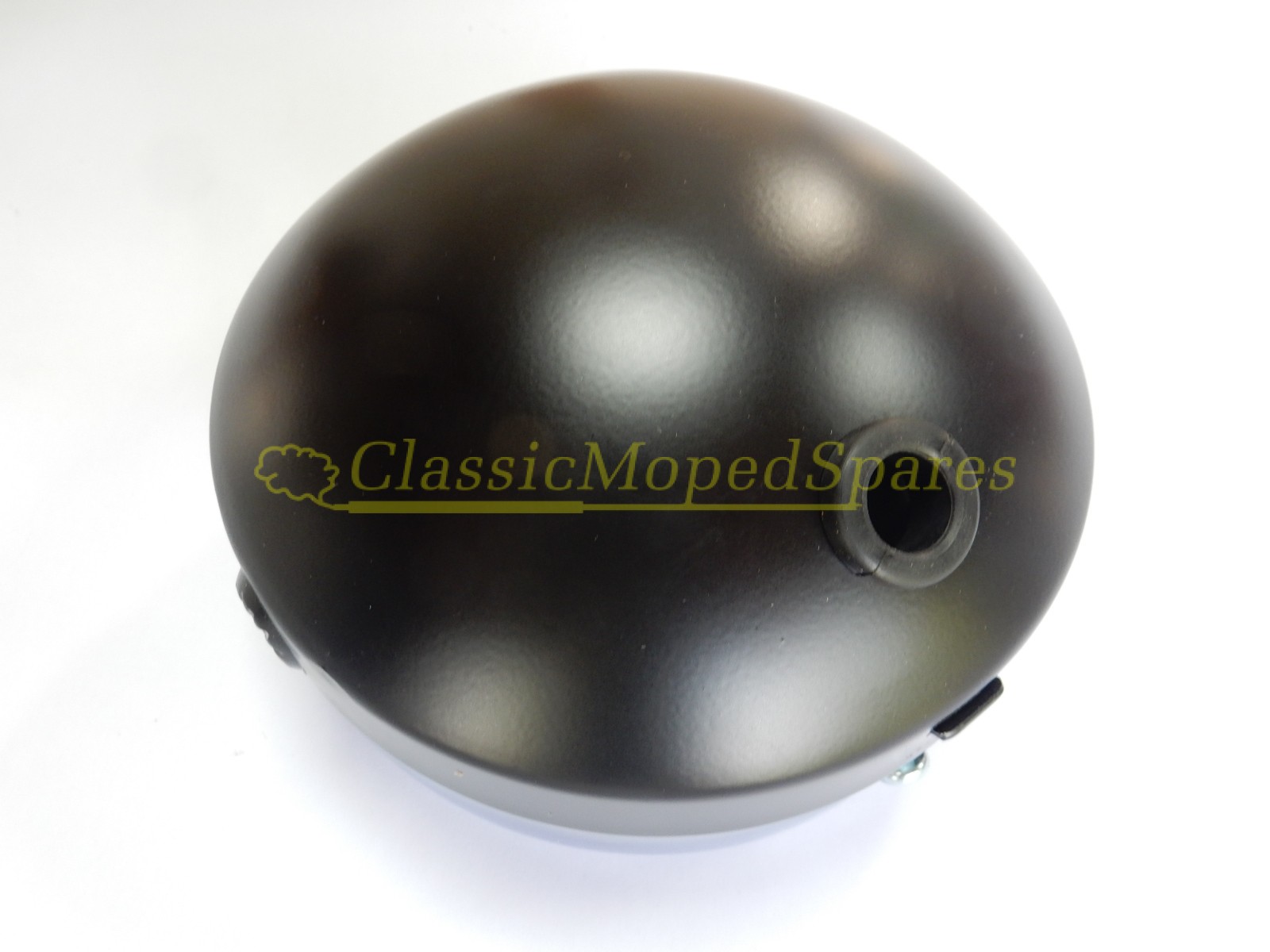 Universal Round Chrome Front Headlight Lamp With Peak 140mm diameter - Image 3