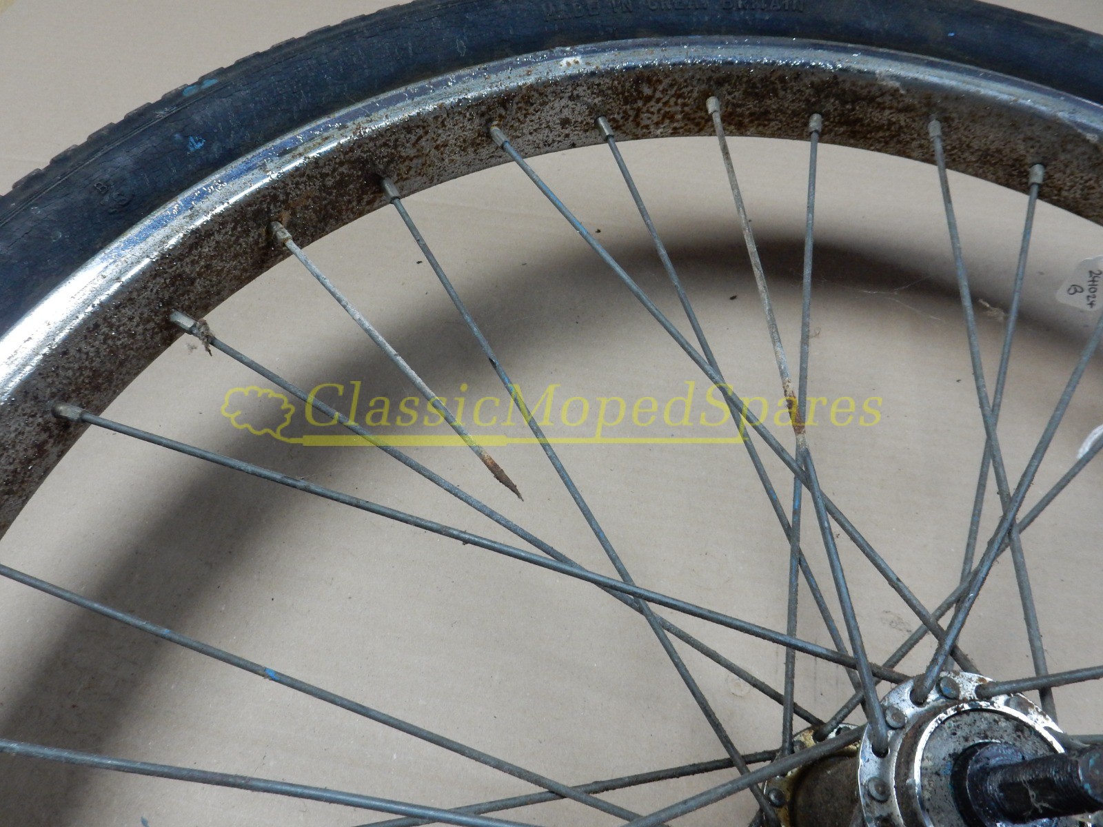 Raleigh RM6 Runabout Front Wheel (see decription) - Image 3