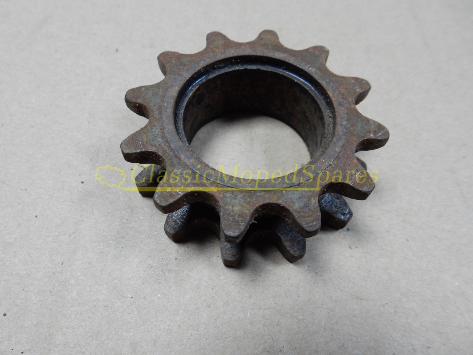 Rare Early Mobylette 12 Teeth Pulley Double Sprocket Cog narrow fitting (Check Dimensions)
