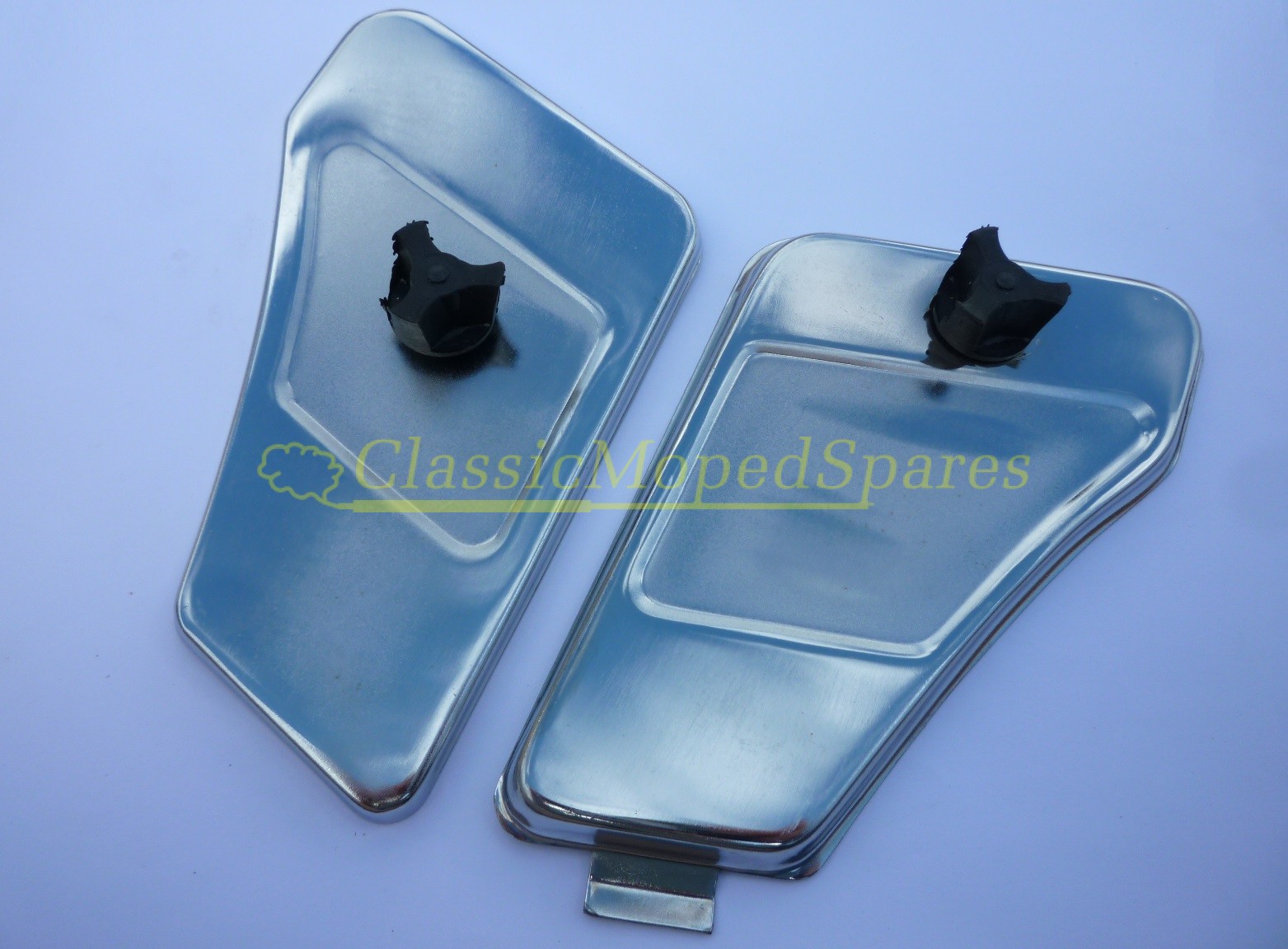 Peugeot 103 SP MVL Tool Box Cover (Pair in Zinc)