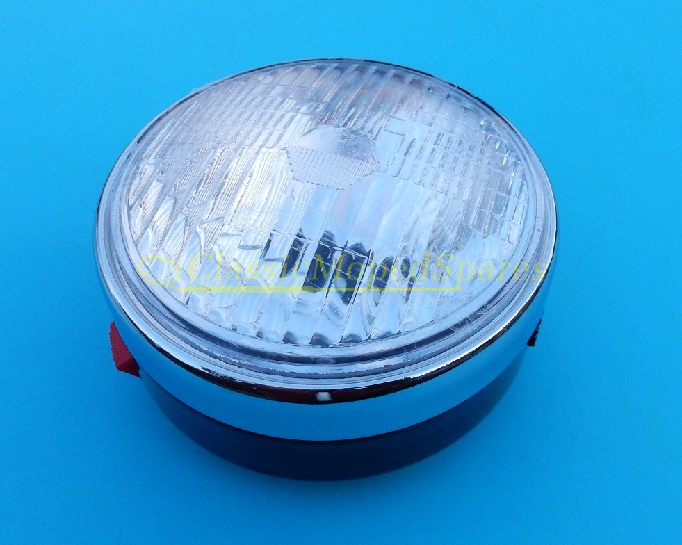 Mobylette, Motobecane, MBK, Peugeot, Front Headlight 148 mm Diameter