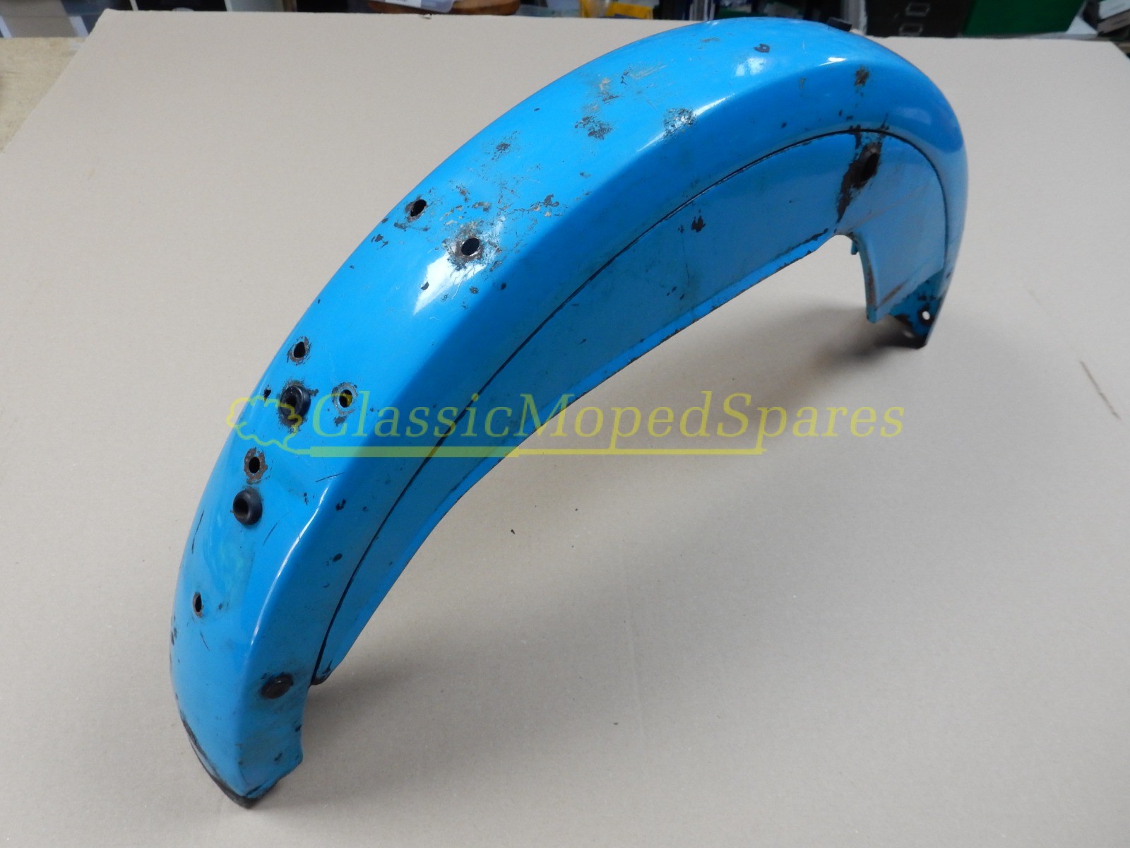 Mobylette Motobecane 50,50S,50V,50VL Blue Rear Mudguard Fender Part 21107 - Image 2