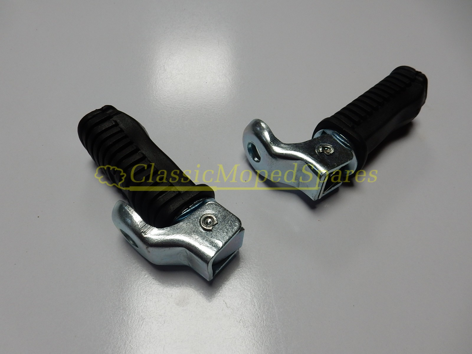 Universal Passenger Foot Rests Rotating Up/Down positions Set (Pair) - Image 2