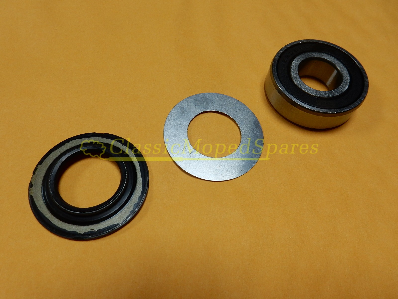 Velo Solex 3800 Older Models Engine Crankcase Bearing, Sealing Washer and Large Joint Seal