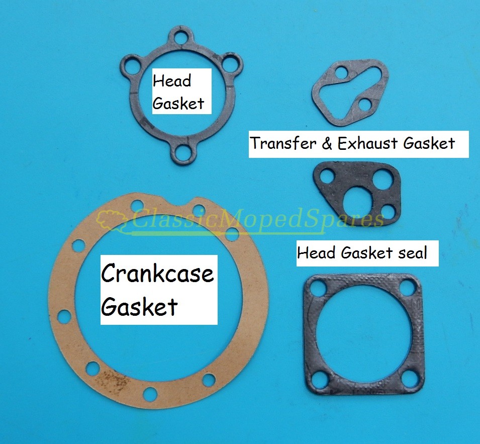 Velo Solex 45, 330 Early Models Gasket Set (4 Part)