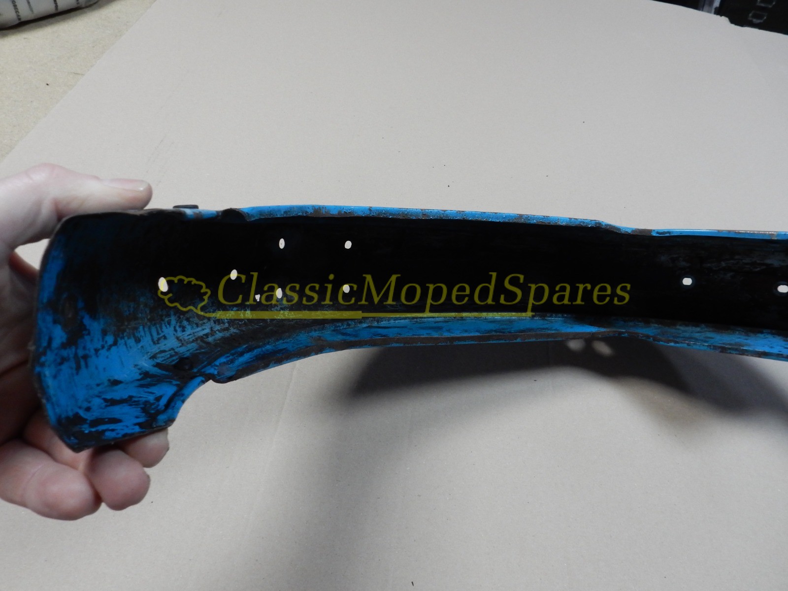 Mobylette Motobecane 50,50S,50V,50VL Blue Rear Mudguard Fender Part 21107 - Image 6