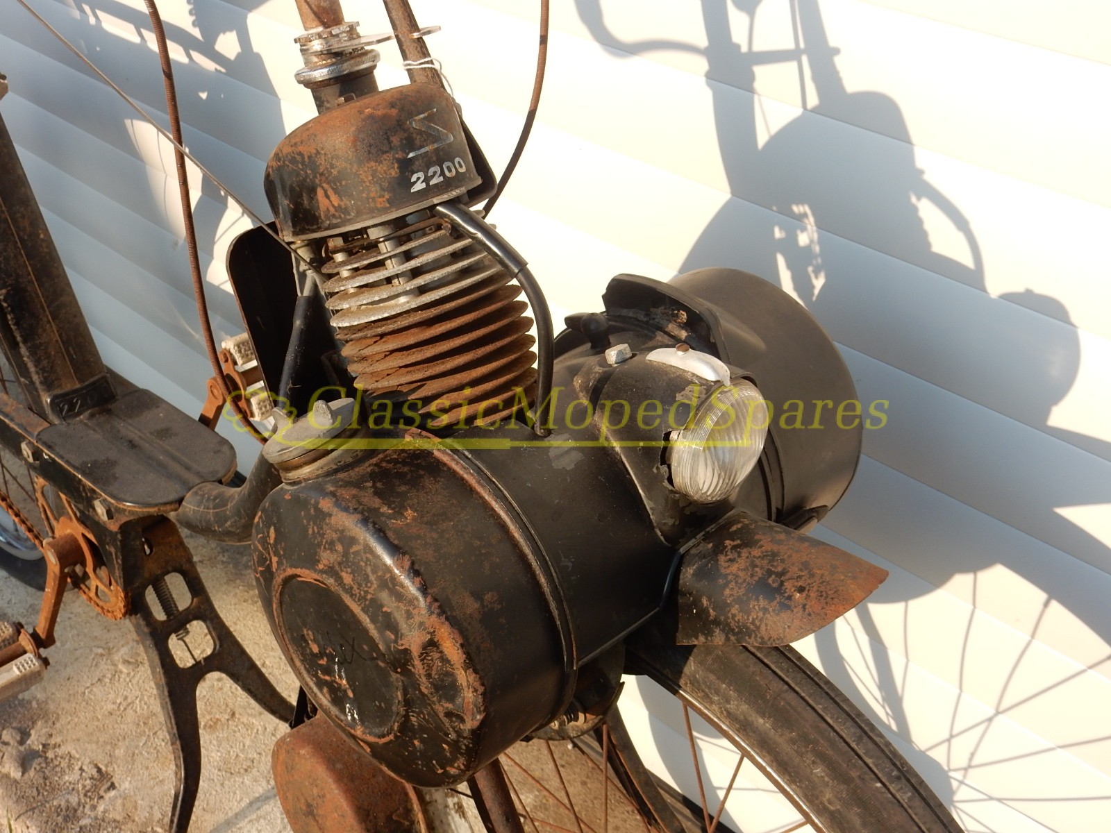 1962 Velo Solex 2200v1 Autocycle Moped For Sale (Restoration or Parts Barn Find) - Image 10