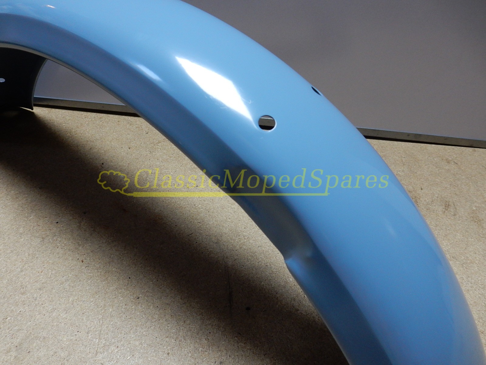 Mobylette Motobecane AV88, 881 Front Mudguard Fender in Blue (NEW Reproduced pressed metal) - Image 3