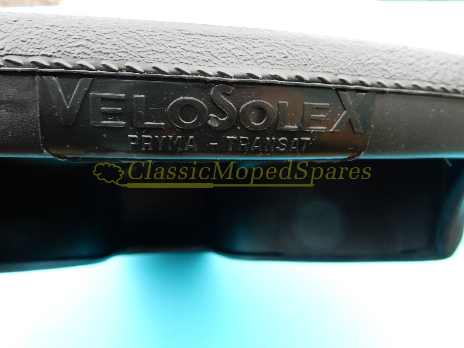 Velo Solex Black Saddle Seat Cover, with Velosolex logo for 3300,3800 and more - Image 4