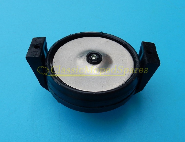 Peugeot, Solex Universal Front Mounted Round Electric Horn TR8 with front mounting arms 6V/10W AC