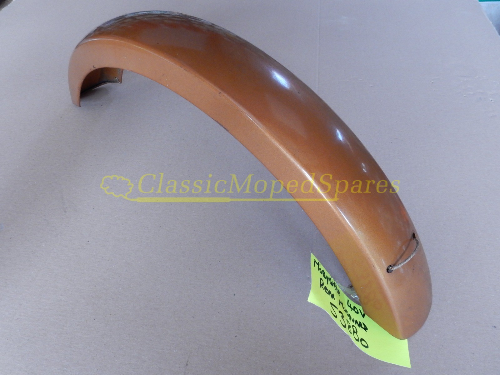 Motobecane Mobylette 40V Front Mudguard in Original Orange/Red Part Number 53880 - Image 2