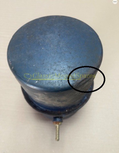 Raleigh Wisp Fuel Tank in Blue with Cap, Spigot and replacement washer - Image 3