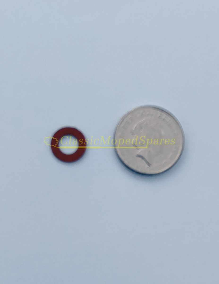 1 x Mobylette Carburettor Lower Fibre Washer for Gurtner AR2 and BA10 Carburettor Part Number 15326 - Image 2