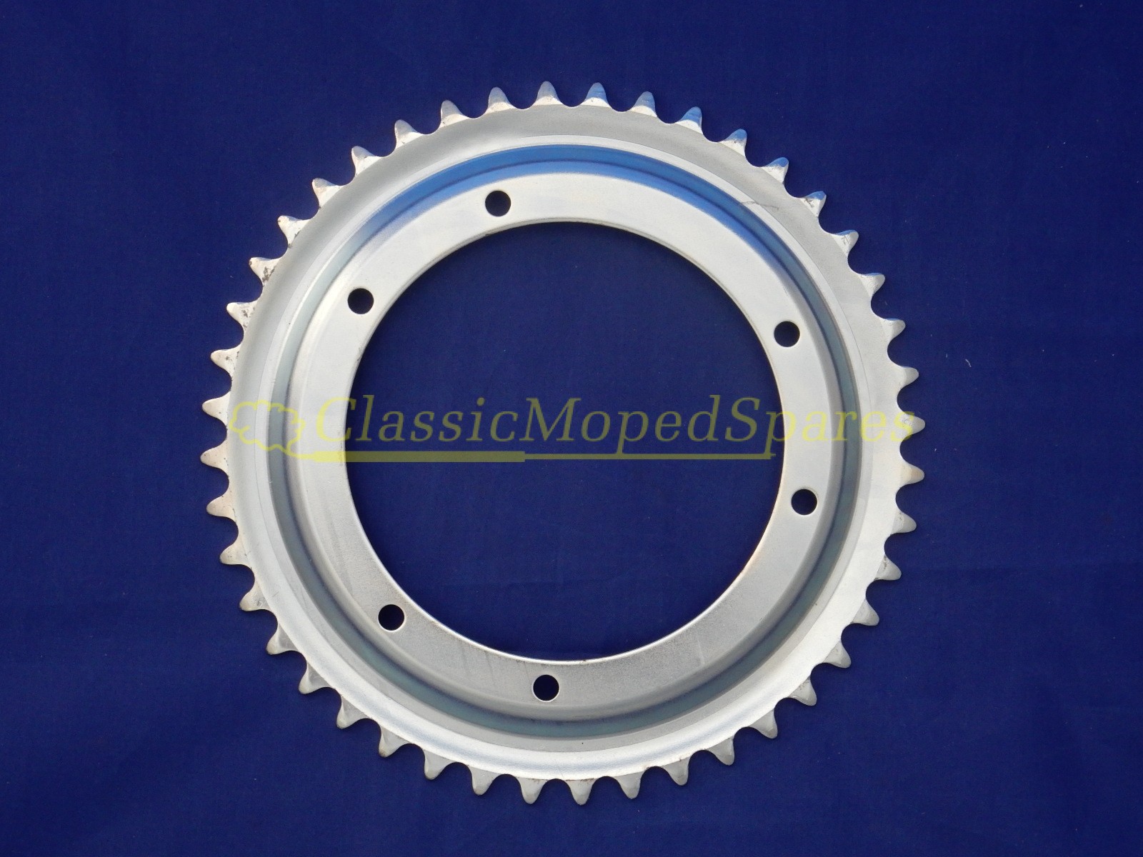 Rear Wheel Sprocket 44 Teeth, 110 diameter, 6 Holes for Mobylette, Motobecane, MBK, Raleigh Moped
