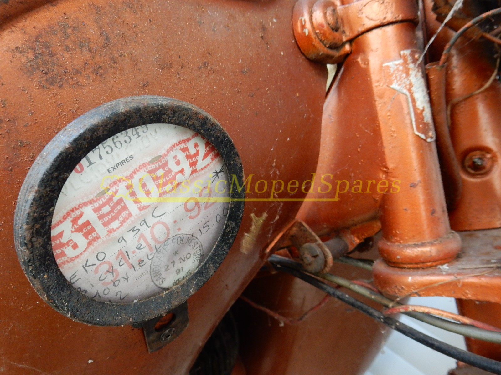 1965 Motobecane, Mobylette AV48 Moped for Restoration For Sale (Rare Model with legshields) NOW SOLD - Image 8