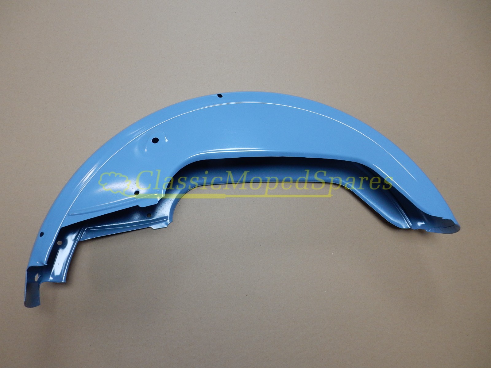 Mobylette AV88, 881 Rear Mudguard Fender in Blue Pressed Metal (New Reproduced) - Image 4