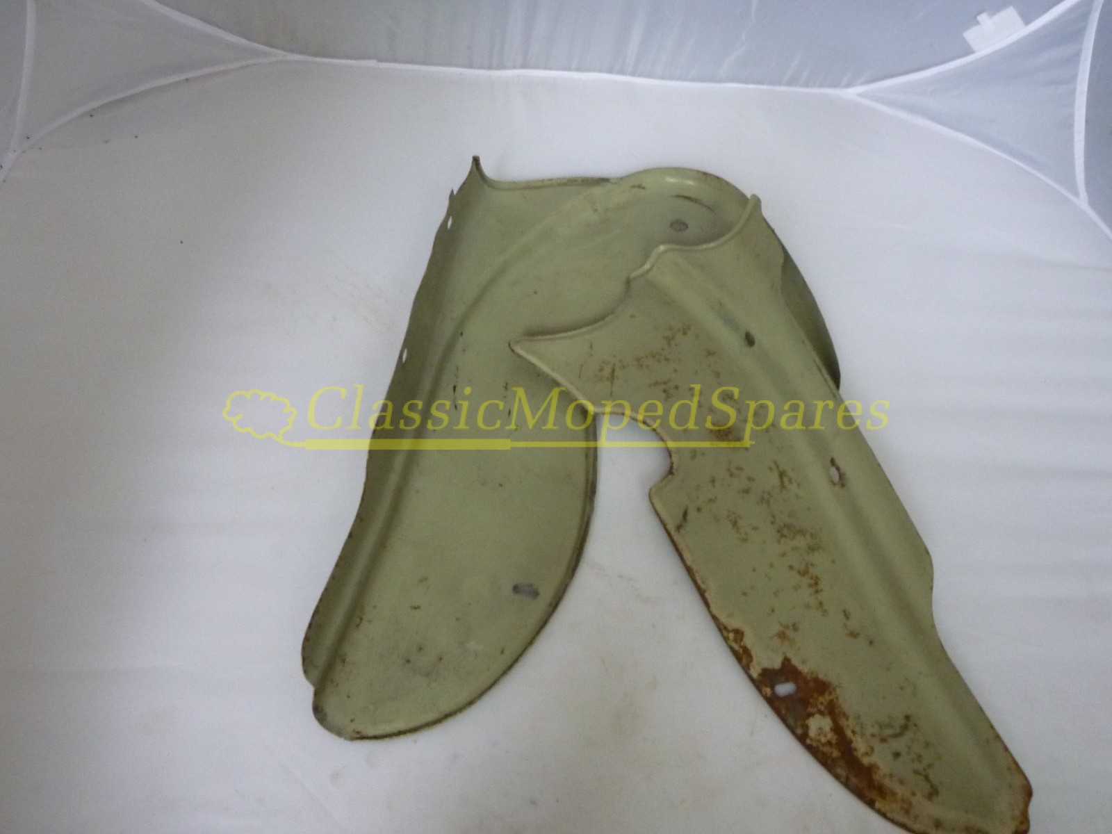 Early Mobylette Motobecane Set (Pair) AV32 S, AV32 M Chainguard Side Panels Covers, Super Rare Original - Image 3