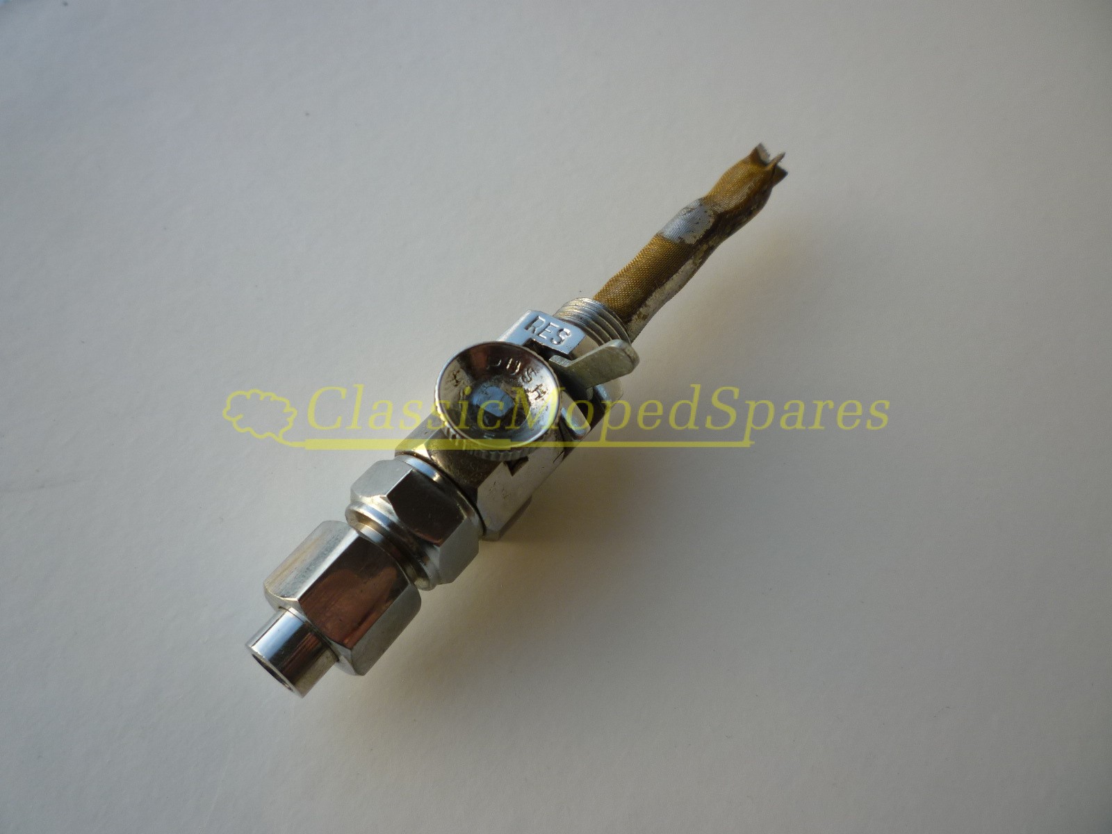 Fuel Tap 1/4"x1/4" Push on/off with reserve
