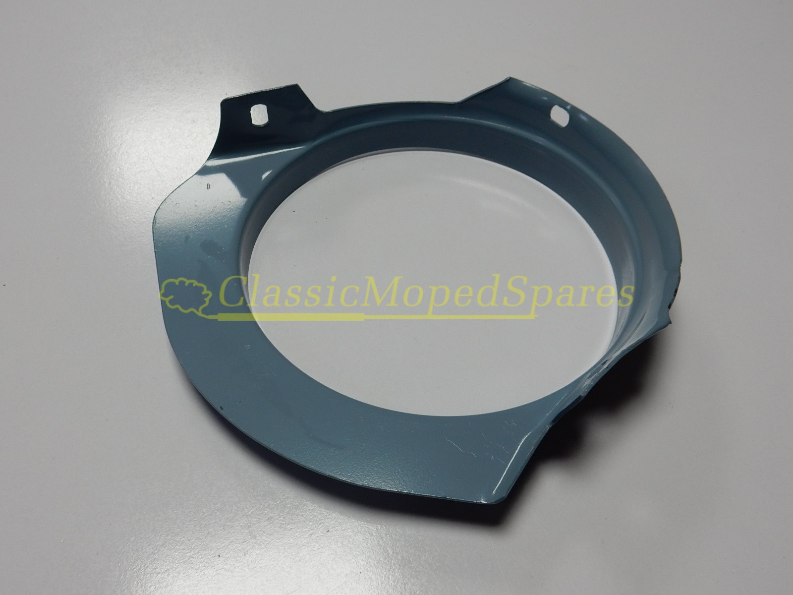 Mobylette Motobecane AV88, 881 Side Engine Clutch Guard Cover in Blue (NEW Reproduced) - Image 2