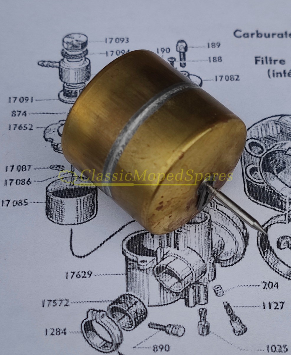 Mobylette AV89, Raleigh RM5,11,12, Gurtner H14 Float, Needle and Clip Kit, Parts 17085, 17086, 17087 - Image 6