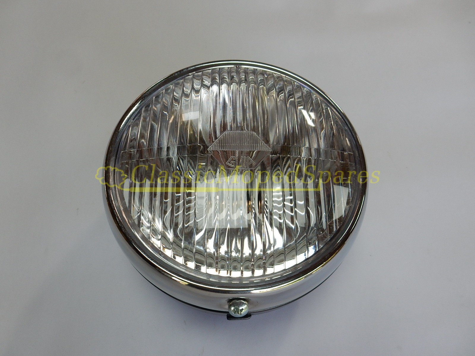 Universal Round Chrome Front Headlight Lamp 140mm diameter - Image 2