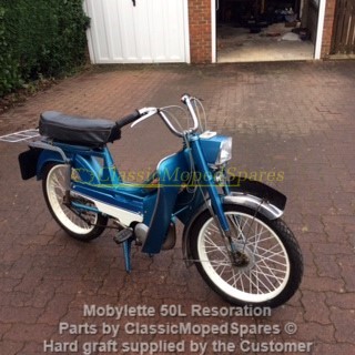 Mobylette 50L Completed Restoration