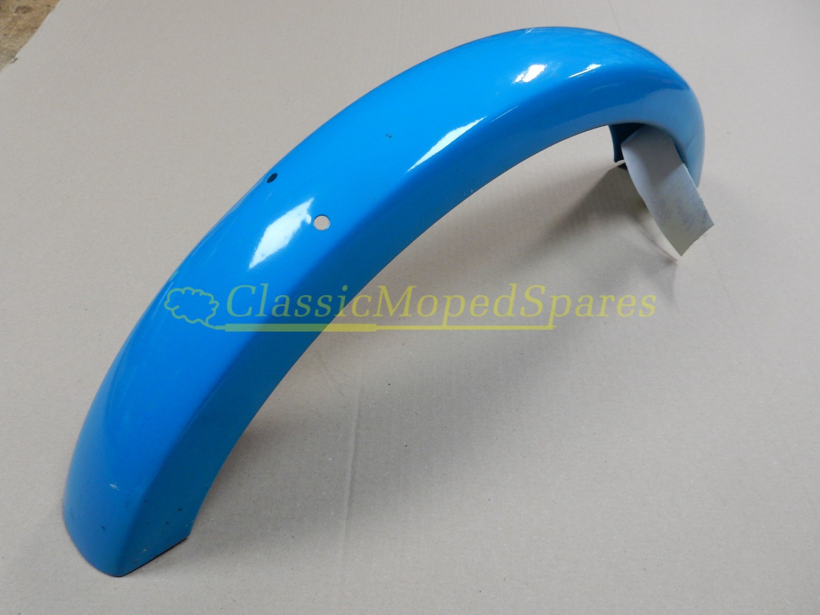 Motobecane Mobylette Series 40, H40, H40TS, H40VS Front Mudguard in Original Provence Bleu Blue Part Number 22457 - Image 2