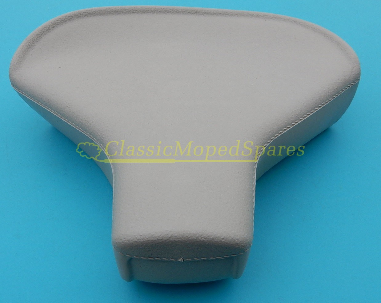 Velo Solex Light Grey Saddle Seat Cover, with Velosolex logo for 3800/5000/Micron - Image 2