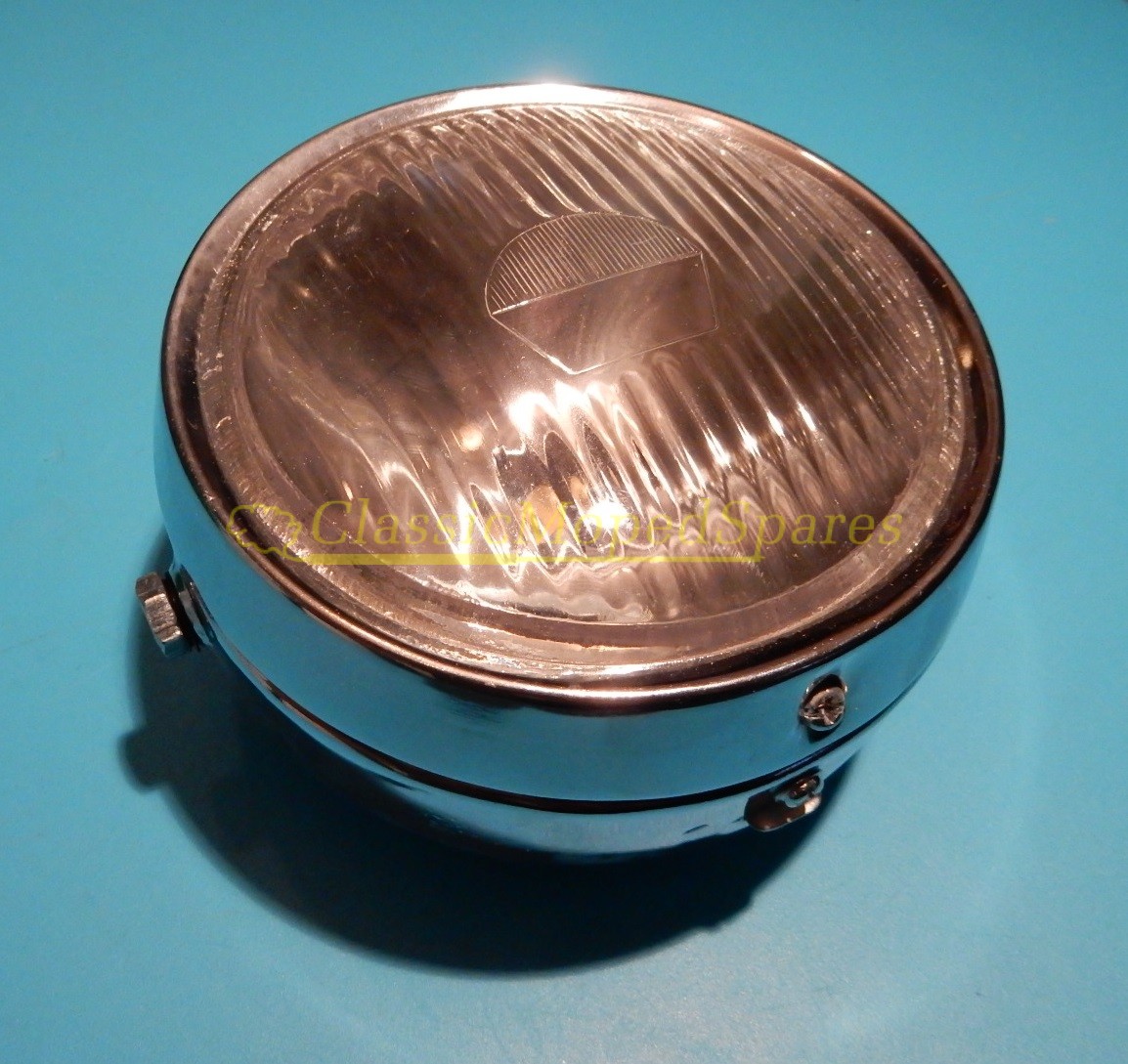 Universal Mobylette, Motobebecane, Peugeot 103, Honda Camino Round Chrome Front Headlight - Image 4