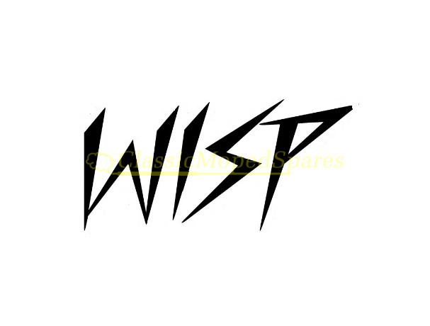 Raleigh RM7 Wisp Frame Logo Transfer Label