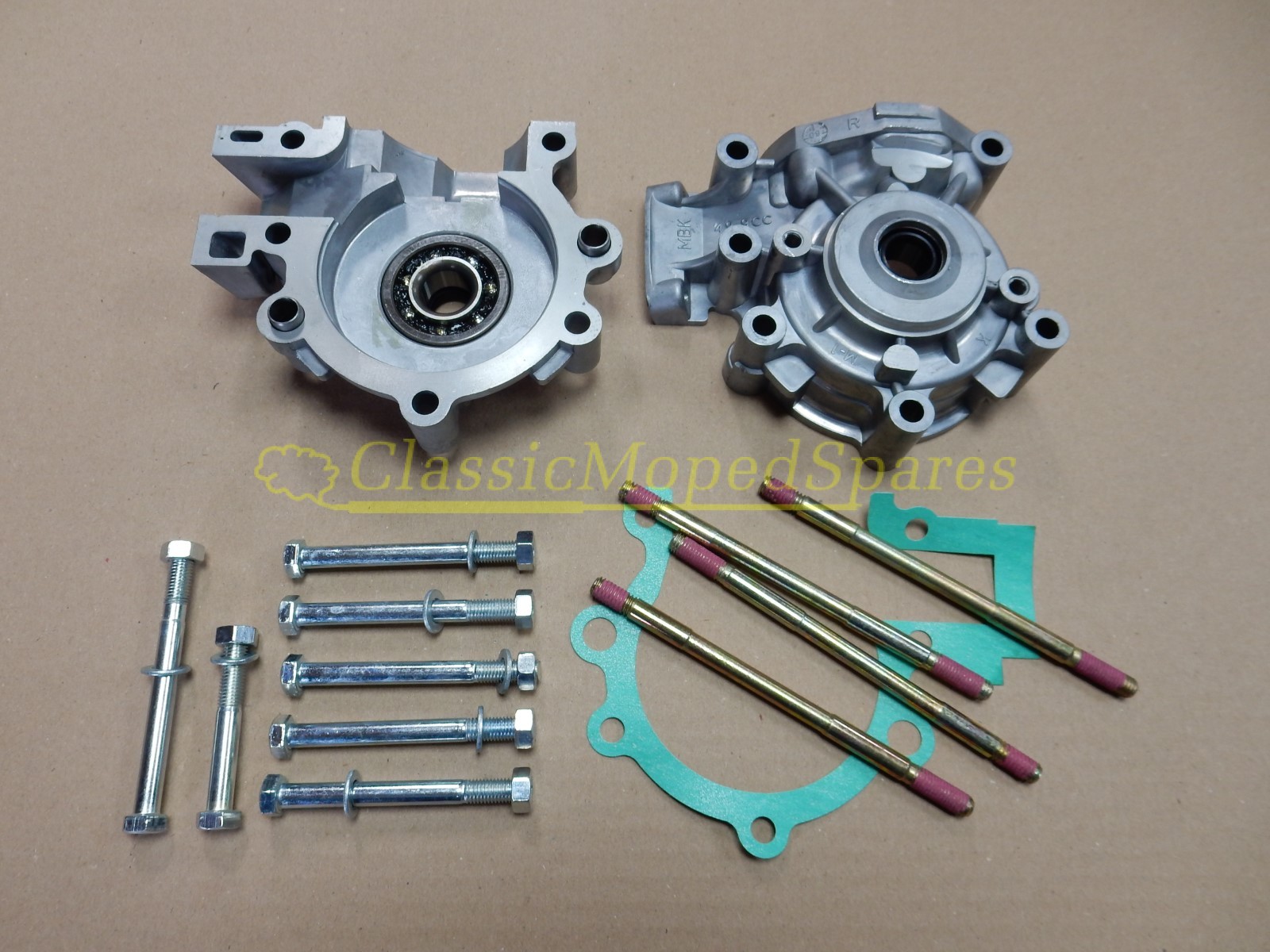Bottom End Crankcase for MBK51 and Mobylette AV10 Engines (without crank)