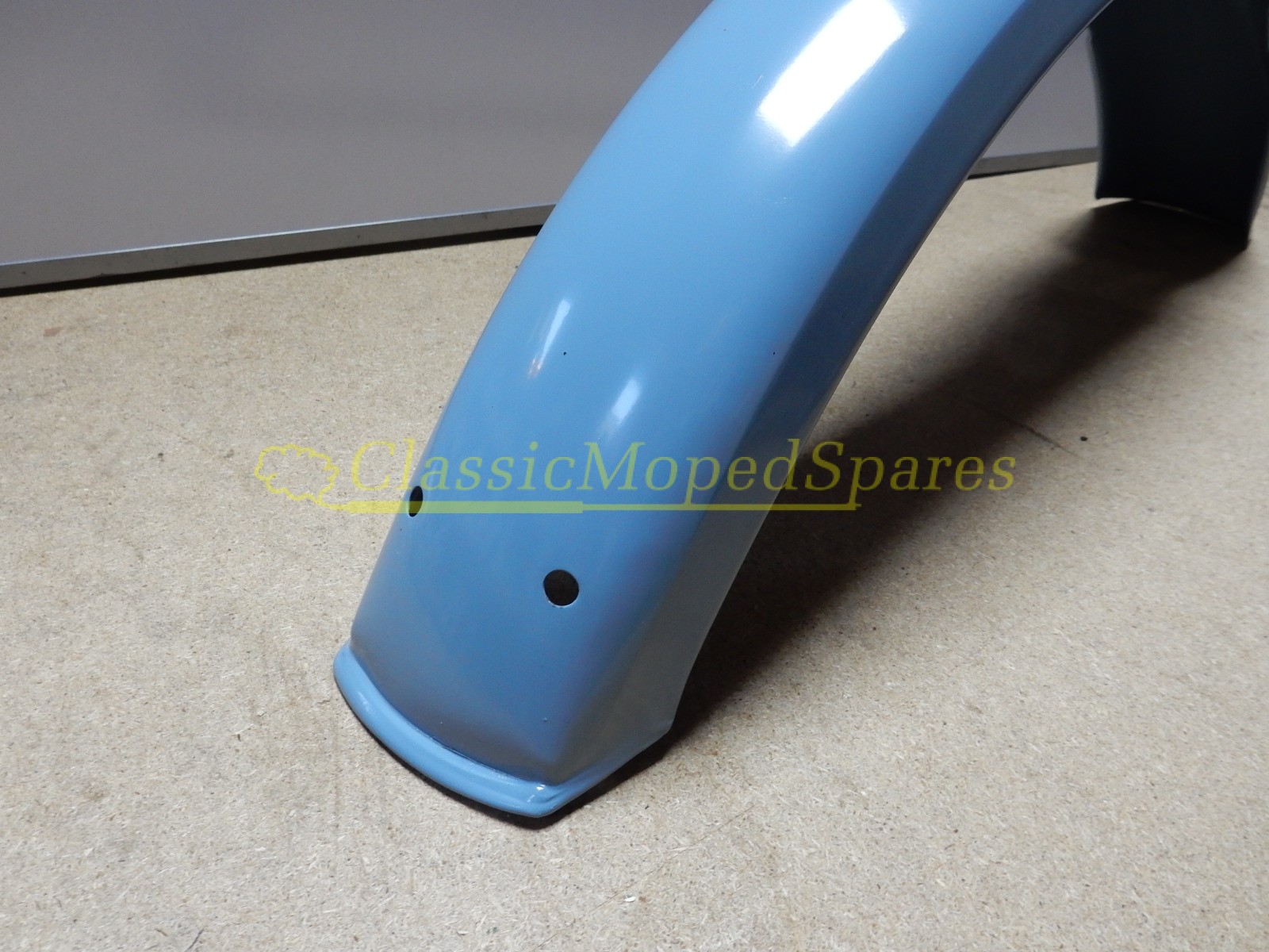 Mobylette Motobecane AV88, 881 Front Mudguard Fender in Blue (NEW Reproduced pressed metal) - Image 2