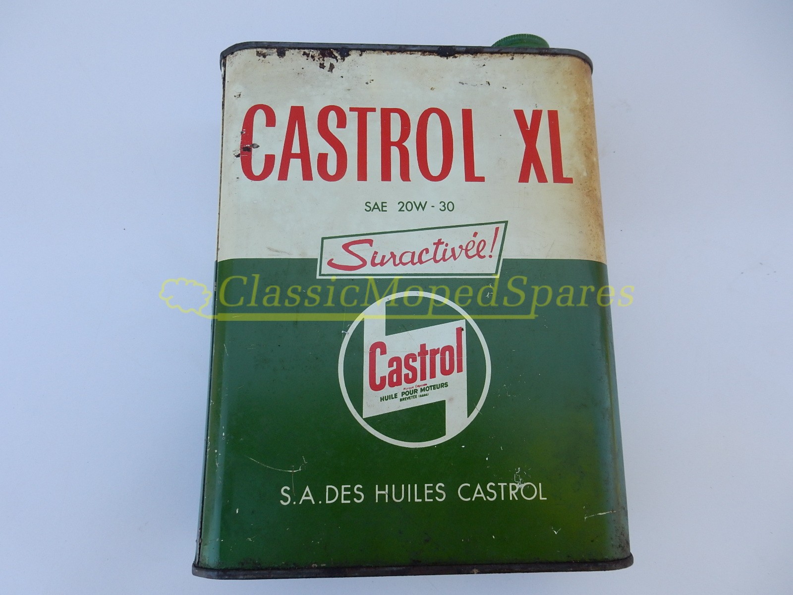 Velo Solex 3800 Castrol Motor Oil Petrol Gas Fuel Can (Limited Stock)