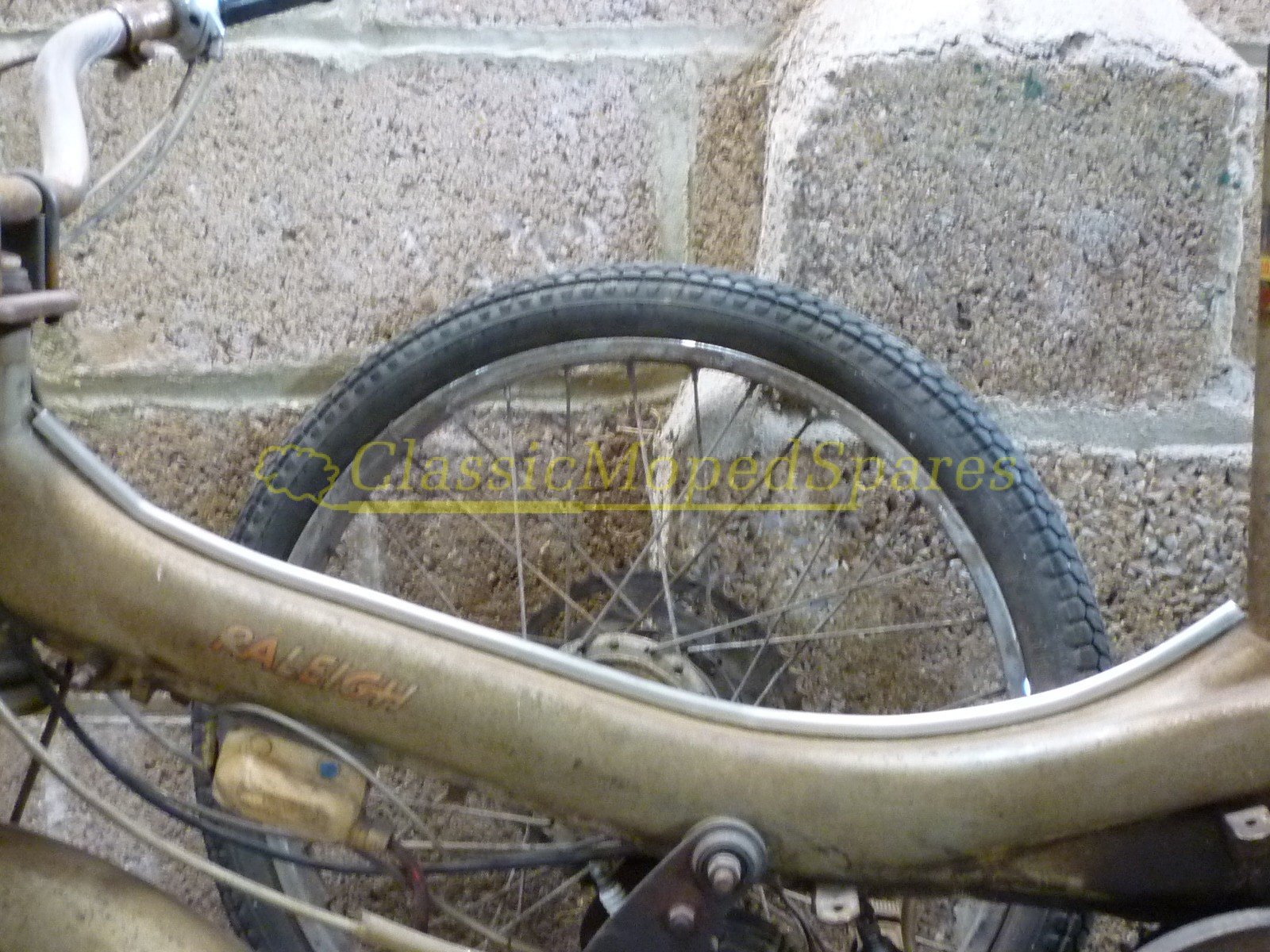 Raleigh Moped Frame Trim (Matt Chrome Effect)