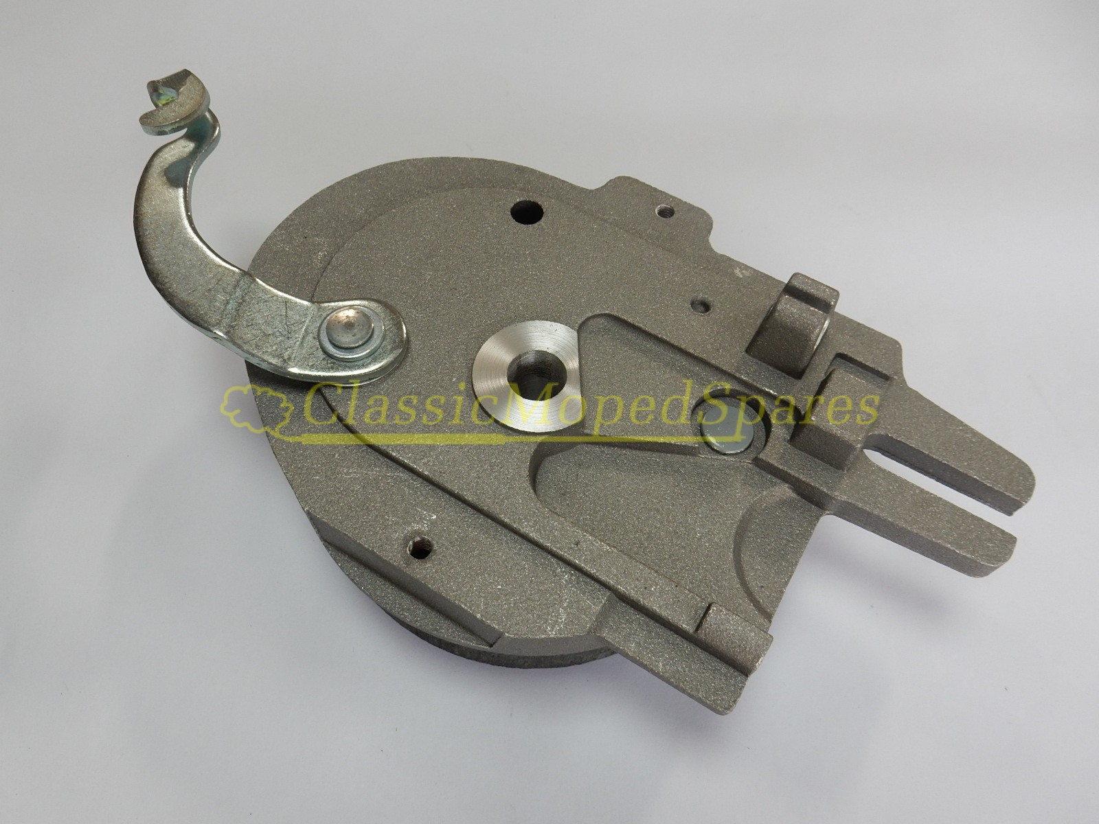 Mobylette AV89 Rear Brake Hub Plate with Shoes 100mm Diameter